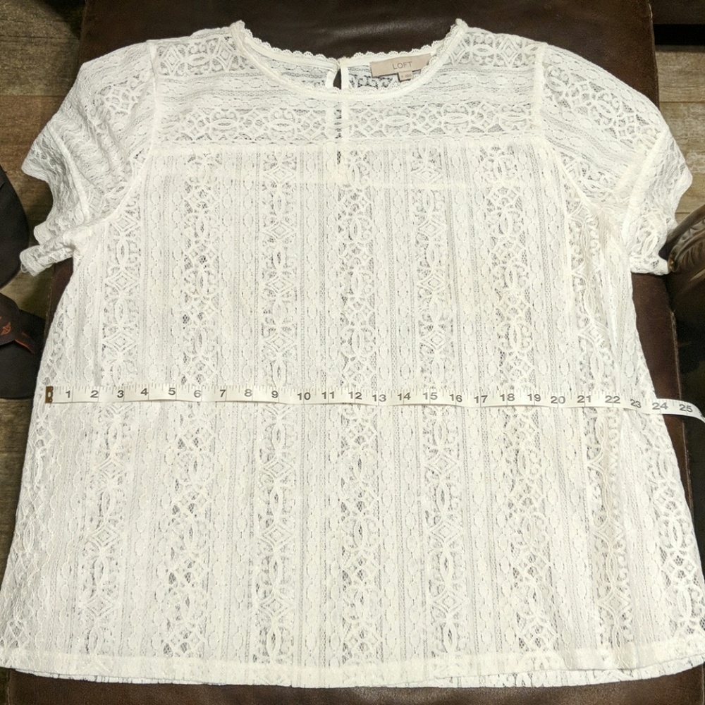 White lace top